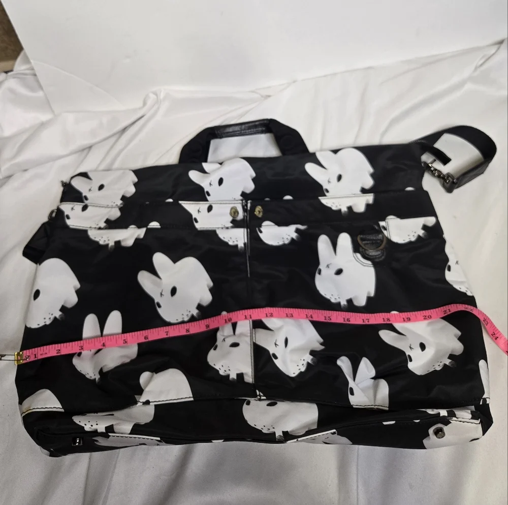 KIDROBOT x Kozik Smorkin Labbit Photo Pop Black Aviator‎ Messenger Shoulder Bag